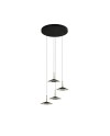 ORION * COLGANTE CIRCULAR NEGRO/CUERO  4L LED  32W  3000K